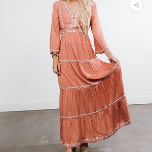 Boho Tiered Maxi Dress
